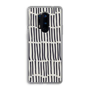 Moroccan stripes: OnePlus 8 Pro Transparant Hoesje