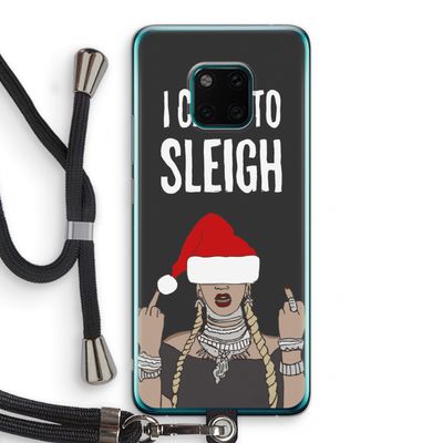 Came To Sleigh: Huawei Mate 20 Pro Transparant Hoesje met koord