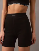 Calvin Klein Dames pyjamabroek Korte loungebroek - Cotton Stretch Rib