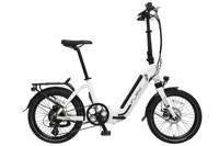 Flebi Swan + Elektrische Vouwfiets - White Flebi Swan + Elektrische Vouwfiets - White