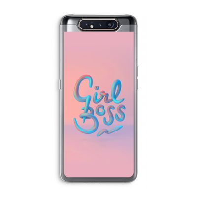 Girl boss: Samsung Galaxy A80 Transparant Hoesje