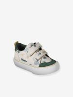 Canvast babysneakers met klittenband veel beige