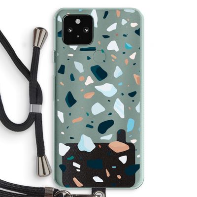 Terrazzo N°13: Pixel 5a 5G Transparant Hoesje met koord