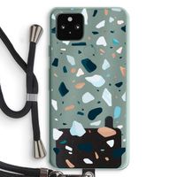 Terrazzo N°13: Pixel 5a 5G Transparant Hoesje met koord