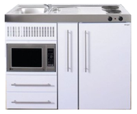 MPM 120 A Wit met koelkast, apothekerskast en magnetron RAI-9541 - thumbnail