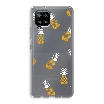Ananasjes: Samsung Galaxy A42 5G Transparant Hoesje