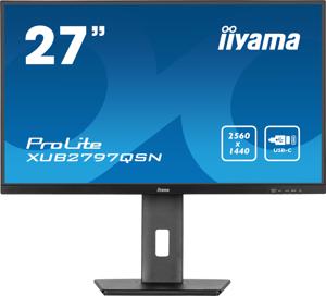 iiyama ProLite XUB2797QSN-B1 computer monitor 68,6 cm (27") 2560 x 1440 Pixels Wide Quad HD LED Zwart
