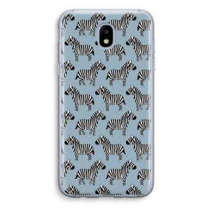 Zebra: Samsung Galaxy J5 (2017) Transparant Hoesje