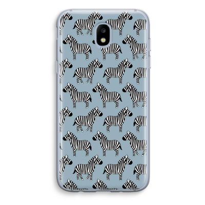 Zebra: Samsung Galaxy J5 (2017) Transparant Hoesje