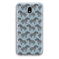 Zebra: Samsung Galaxy J5 (2017) Transparant Hoesje Zebra: Samsung Galaxy J5 (2017) Transparant Hoesje