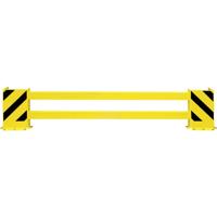 Moravia 198.22.185 Stellingbescherming verstelbaar Zwart, Geel (l x b x h) 2300 x 2300 x 500 mm