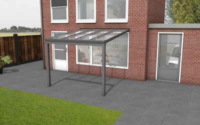 YARD Outdoor Velvetline Veranda 300x250 cm aluminium - Glasdak- - Aluminium- YARD Outdoor