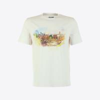 T-shirt Roze Print
