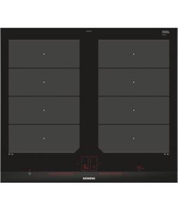 Siemens EX675LXC1E kookplaat Zwart, Roestvrijstaal Ingebouwd Inductiekookplaat zones 4 zone(s)