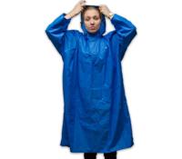 Lowland Walkingponcho Blue M Poncho
