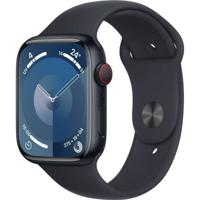 Apple Watch 9 Cell 45mm alu middernacht sportband M/L - thumbnail