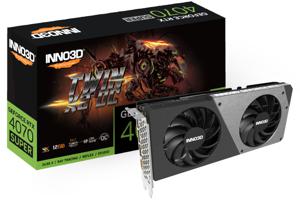 Inno 3D Nvidia GeForce RTX 4070 Super Videokaart TWIN X2 OC 12 GB GDDR6X-RAM PCIe x16 HDMI, DisplayPort NVIDIA G-Sync , Overclocked