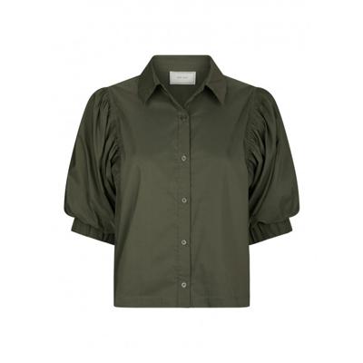 Neo noir - Groen | Dames | Blouse | Groen | 44 | regular | Kamst mode