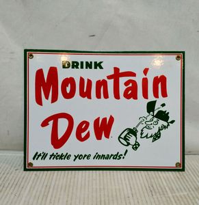 Drink Mountain Dew Emaille Bord