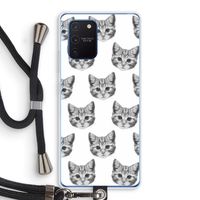 Kitten: Samsung Galaxy Note 10 Lite Transparant Hoesje met koord