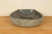 Waschbecken Flussstein RM030344, 49x46x15 cm