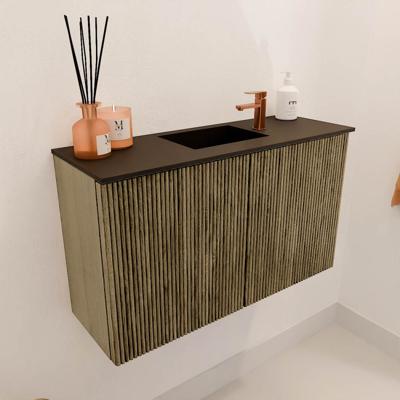 Toiletmeubel Mondiaz Joya | 70 cm | Meubelkleur Dusk | Faye wastafel Urban Midden | 1 kraangat