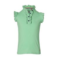 Quapi Girls top Fawn met ruches fris groen - thumbnail