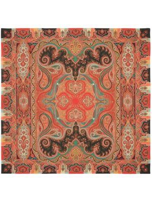 ETRO écharpe à motif cachemire - Rouge