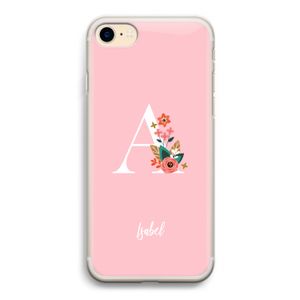 Pink Bouquet: iPhone 7 Transparant Hoesje