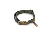 Beeztees Designed by Lotte Velura Hondenhalsband Fluweel Groen 26-40cm x15mm
