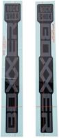 ROCKSHOX decor set decal set rs grey/matt black sliders