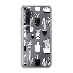 Cactusmotief: Xiaomi Mi Note 10 Pro Transparant Hoesje