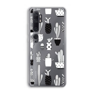 Cactusmotief: Xiaomi Mi Note 10 Pro Transparant Hoesje