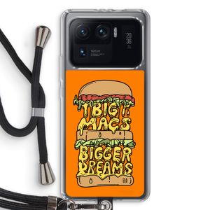 Big Macs Bigger Dreams: Xiaomi Mi 11 Ultra Transparant Hoesje met koord