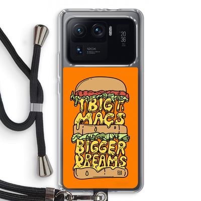 Big Macs Bigger Dreams: Xiaomi Mi 11 Ultra Transparant Hoesje met koord