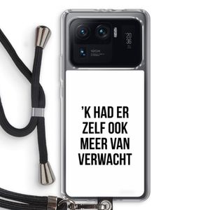 Meer verwacht: Xiaomi Mi 11 Ultra Transparant Hoesje met koord