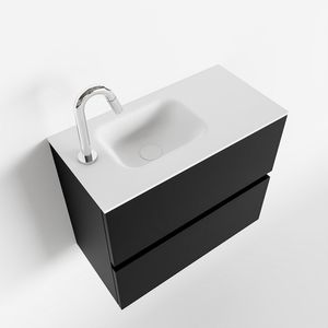 Toiletmeubel Mondiaz Ada | 60 cm | Meubelkleur Urban | Lex wastafel Talc Links | 1 kraangat
