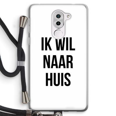 Ik wil naar huis: Honor 6X Transparant Hoesje met koord