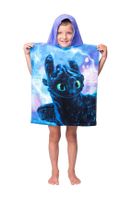 Hoe Tem je een Draak Poncho Toothless & Light Fury - 50 x 115 cm - Katoen - thumbnail