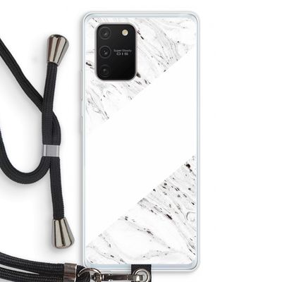 Biggest stripe: Samsung Galaxy S10 Lite Transparant Hoesje met koord