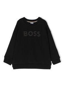 BOSS Kidswear sweat en jersey à logo imprimé - Noir