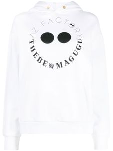 AZ FACTORY x Thebe Magugu hoodie à logo imprimé - Blanc