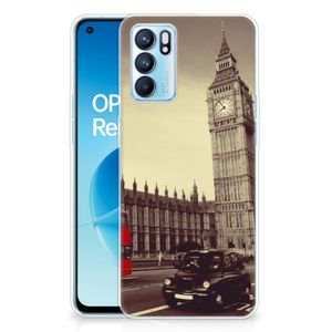 OPPO Reno 6 5G Siliconen Back Cover Londen