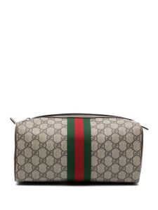 Gucci trousse de toilette à logo GG - Marron