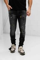 AB Lifestyle Las Vegas Spijkerbroek Heren Zwart - Maat 28 - Kleur: Zwart | Soccerfanshop