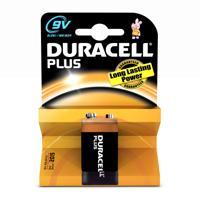 Duracell 9V Plus Power 100% Blok batterij Duracell 9V Plus Power 100% Blok batterij