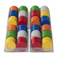 Fiches 25mm 240 stuks Verschillende Kleuren