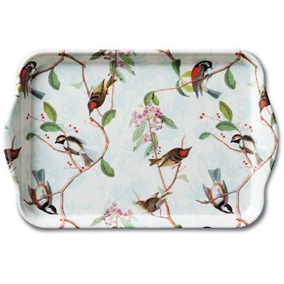 Ambiente Tray Birdsong melamine 13x21cm