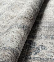 Laagpolig Vintage Vloerkleed Edessa Grijs/Beige-160 x 230 cm