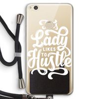 Hustle Lady: Huawei Ascend P8 Lite (2017) Transparant Hoesje met koord